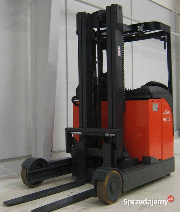 Wózek widłowy elektryczny reach truck Linde Kęty