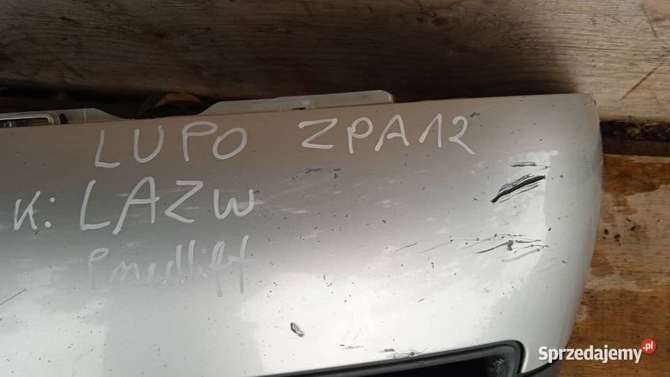 VW LUPO I ZDERZAK PRZÓD LA7W osobowe Zbierkowo sprzedam