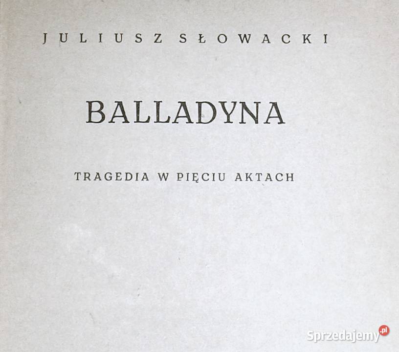 Balladyna Juliusz Słowacki Chełm