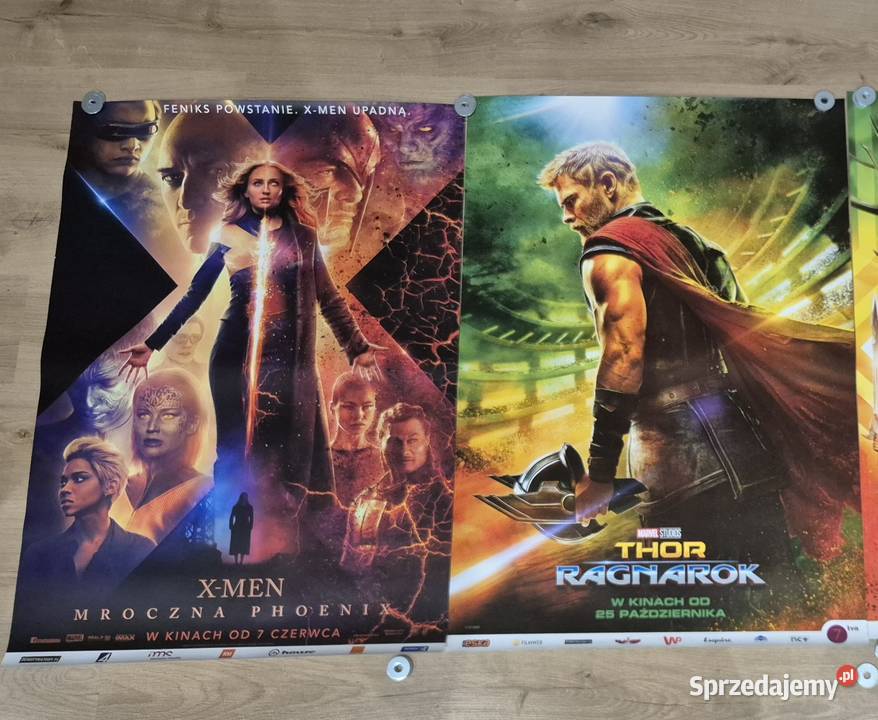 Plakaty kinowe Marvel DC 59 sztuk zachodniopomorskie Koszalin