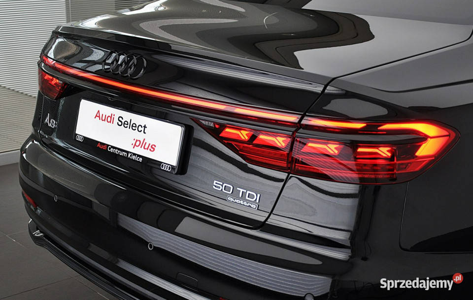 Audi A8 50TDI V6 Quattro BO MatrixHD Oled Zarejestrowany w Polsce Kielce