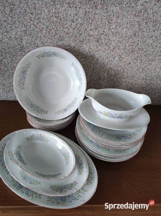 zestaw obiadowy kolekcjonerski porcelana