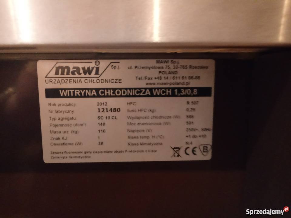 Lady chłodnicze wyposażenie sklepu Sopot sprzedam