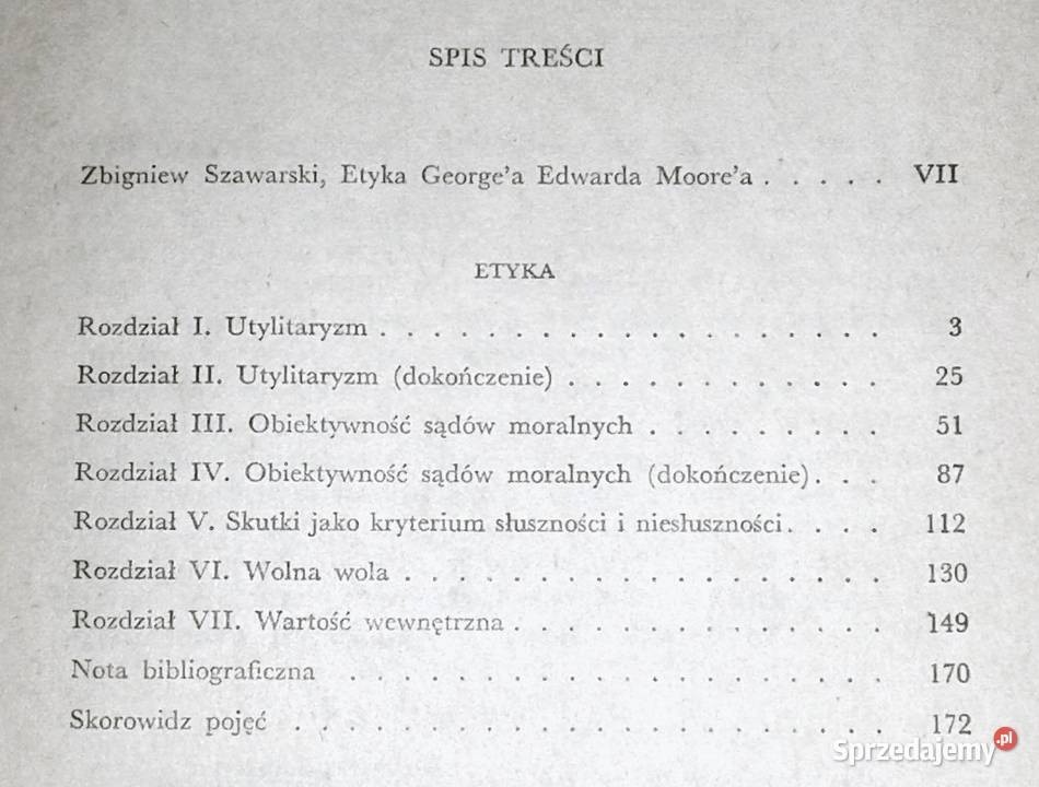 Etyka George Edward Moore sprzedam