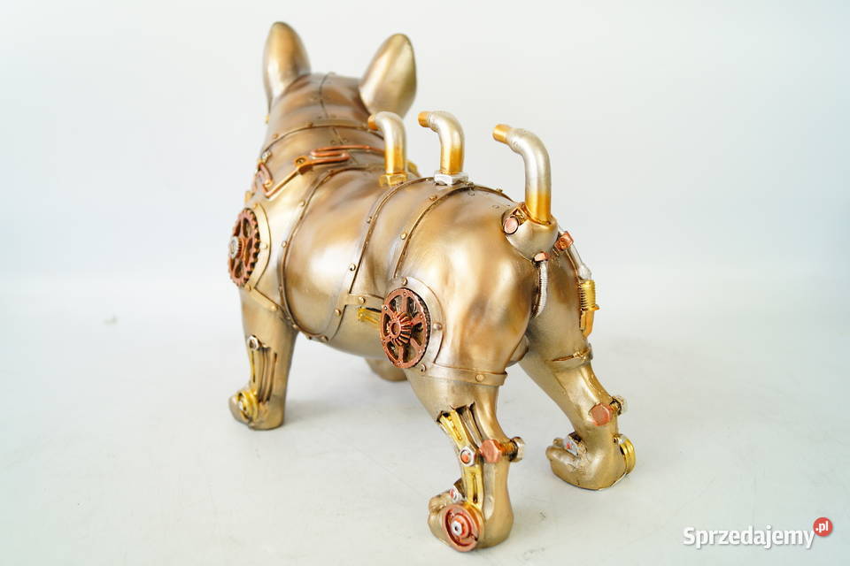 PIES MECHANICZNY BULDOG rzeźba steampunk Gizałki sprzedam