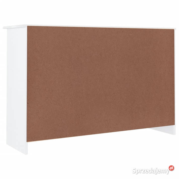 Szafka ALTA biała 112x35x73 lite drewno sosnowe