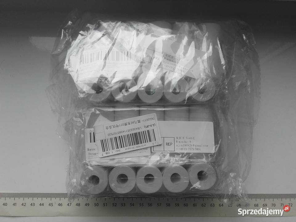 Rolki do mini drukarki termicznej 57mm x 25 x kujawsko-pomorskie Bydgoszcz sprzedam