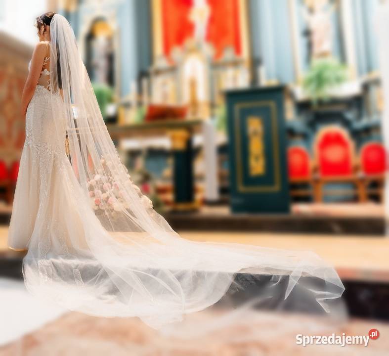 Sprzedam SUKNIĘ SLUBNĄ z trenem model DELIGHTA małopolskie Kraków sprzedam