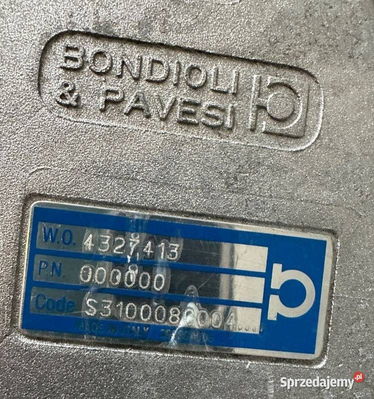 Przekładnia kątowa Bondioli Pavesi S3100 5780005