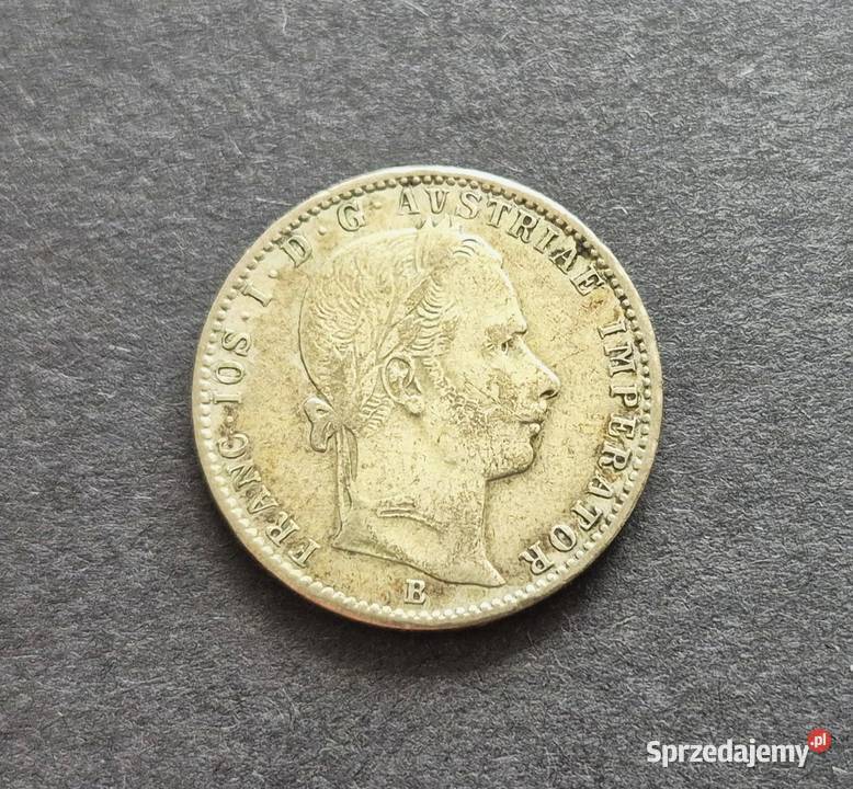 78 AUSTRIA srebro 14 Florena 1860 r B Wola Kruszyńska