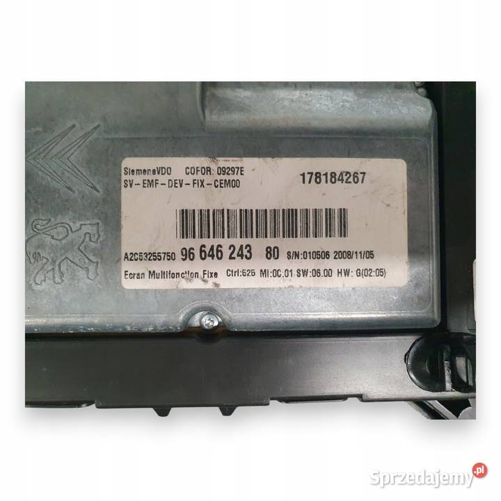 LICZNIK ZEGARY P966557828002 Citroen C4 Picasso Chełm