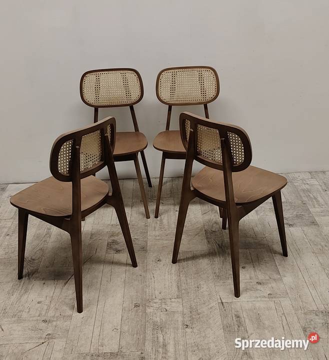 krzesło krzesła design duński drewniane oparcie Radomsko sprzedam