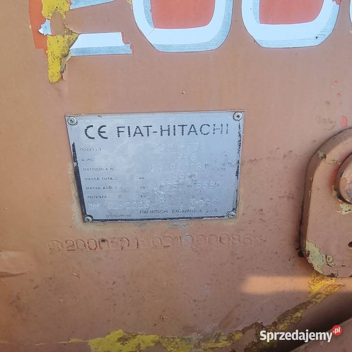 Koparkoladowarka Fiathitachi FB 2000 4WS Raba Wyżna