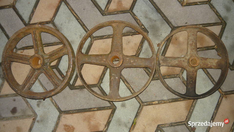 Koła metalowe stare koło żeliwne żelazne Sokółka