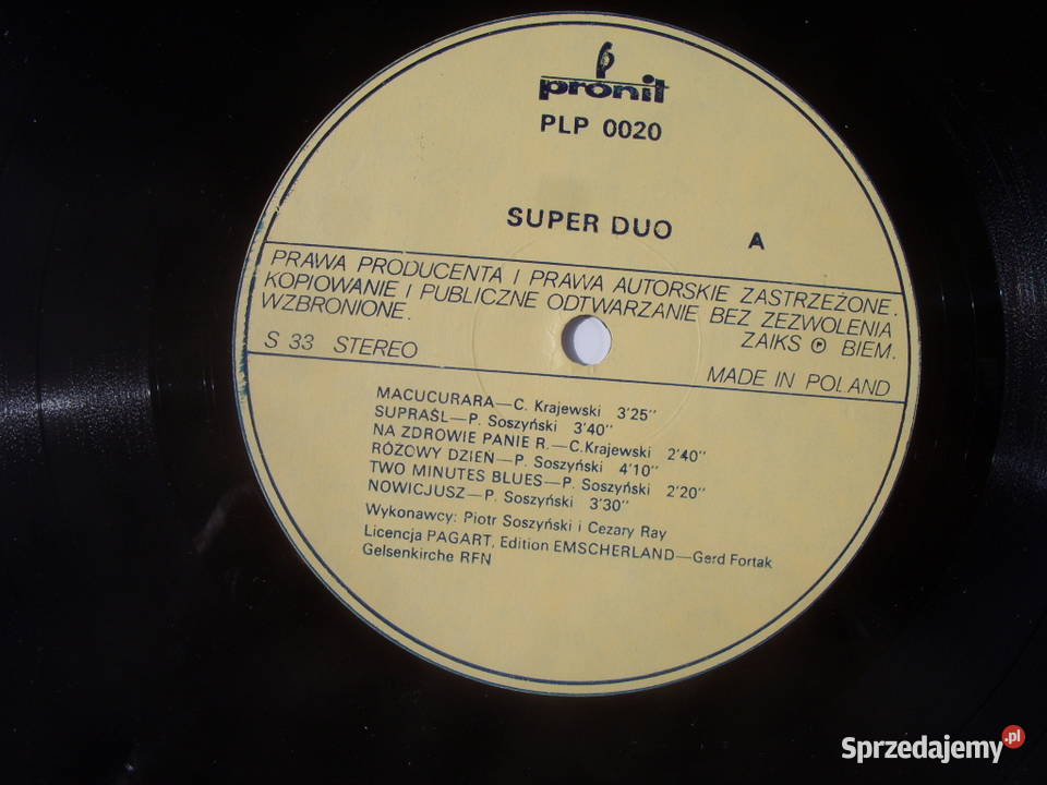 LP Jazz SUPER DUO 2 plyty winylowe jazz Płyty i kasety