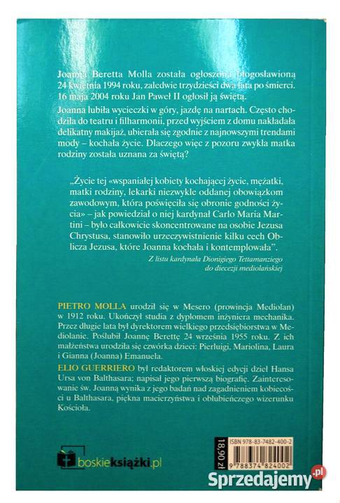 Święta Joanna Beretta Molla P Molla E Guerriero Lublin