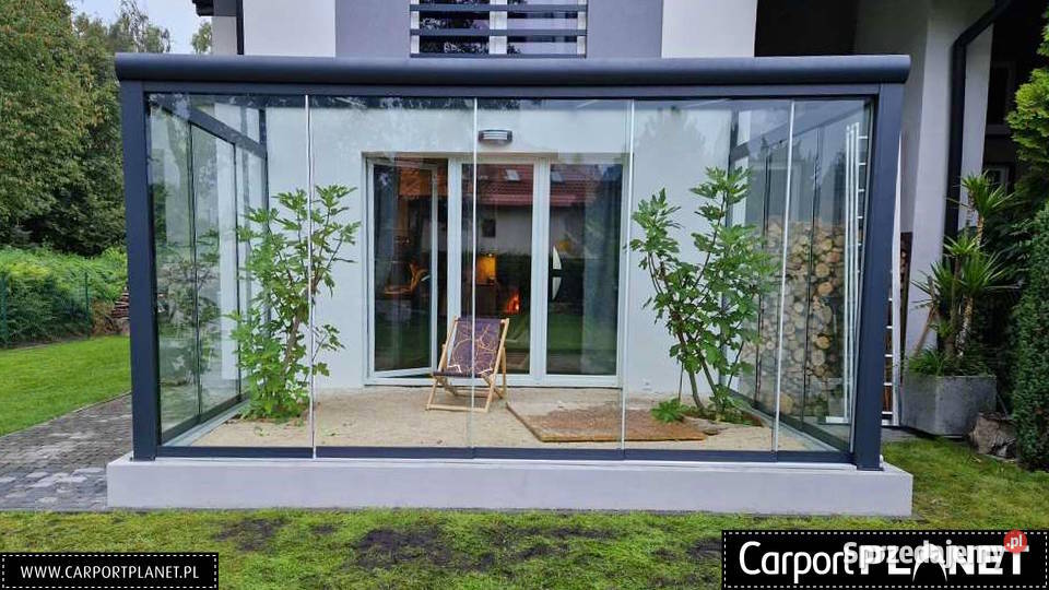 Zabudowa tarasu ze szkła ogród zimowy Katowice sprzedam
