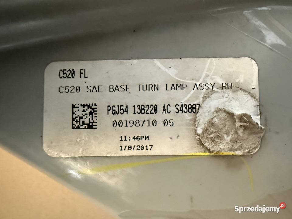 Kierunkowskaz przód prawy Ford Escape 2019 Usa Kolbuszowa Dolna