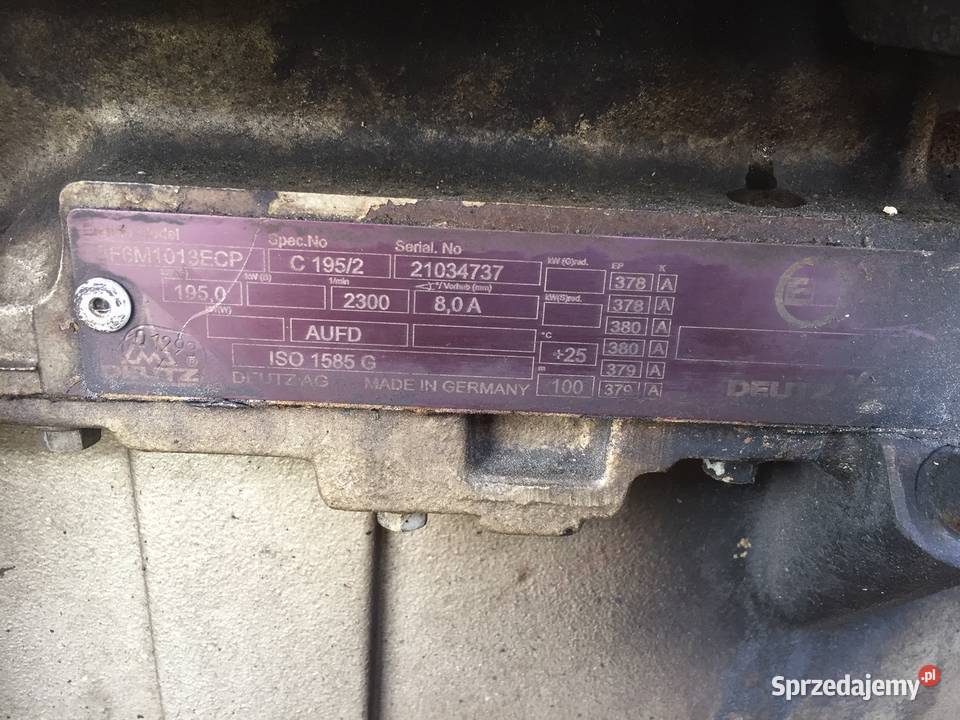 Silnik Deutz BF6 M1013 Częstochowa