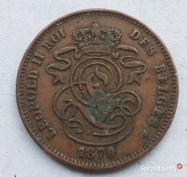 BELGIA2 CENTYMY1870 r mazowieckie Legionowo