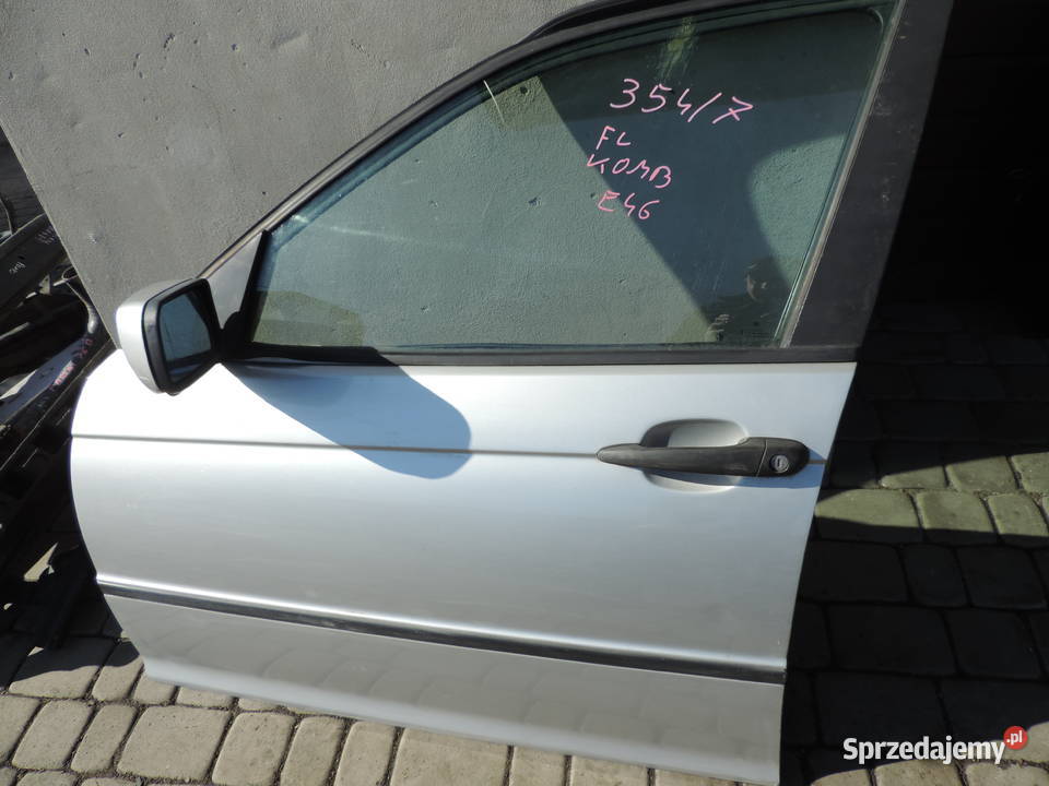 DRZWI LEWY PRZÓD BMW E46 FL KOMBI TTITAN SILBER małopolskie Nowy Sącz