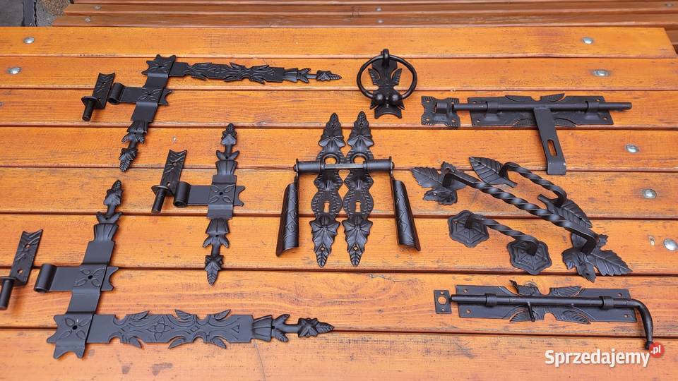 Zasuwa dwuskrzydłowa do drzwi rygiel do bram