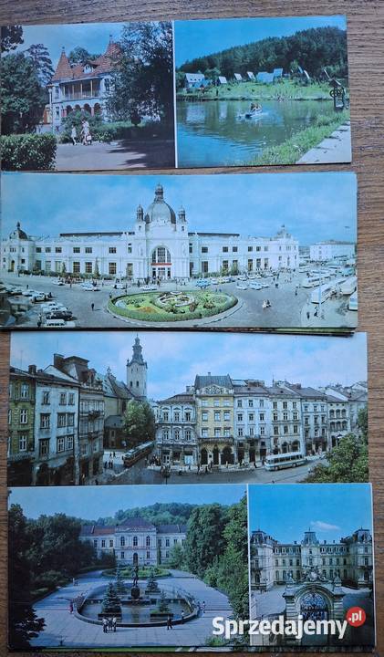 Lwów pocztówki w obwolucie 16 Pozostałe małopolskie Kraków