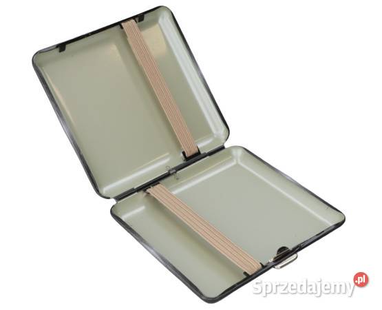 Papierośnica Bliźnięta z Grawerem Metalowa śląskie Ostrowy nad Okszą sprzedam