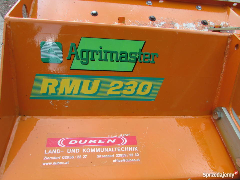 Kosiarka bijakowa AGRIMASTER RMU 230 mulczer z nieuszkodzony Maszyny zielonkowe