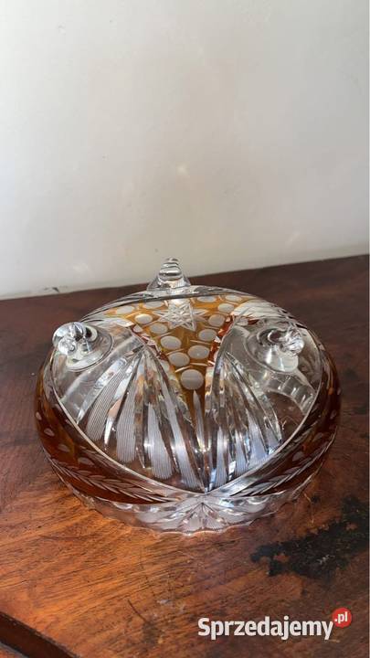 Miseczka kryształ Przezroczysta z miodowymi pomorskie Gdańsk