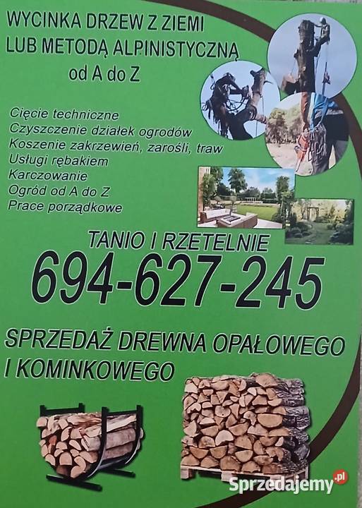 Świadczymy usługi Mini koparka wycinki dzew Dąbrowa Górnicza