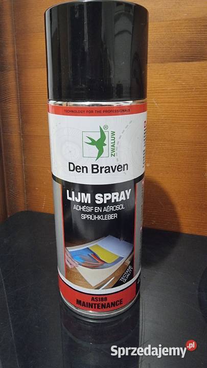 Den Braven Lijm spray 400ml uniwersalny mocny Nowy Sącz