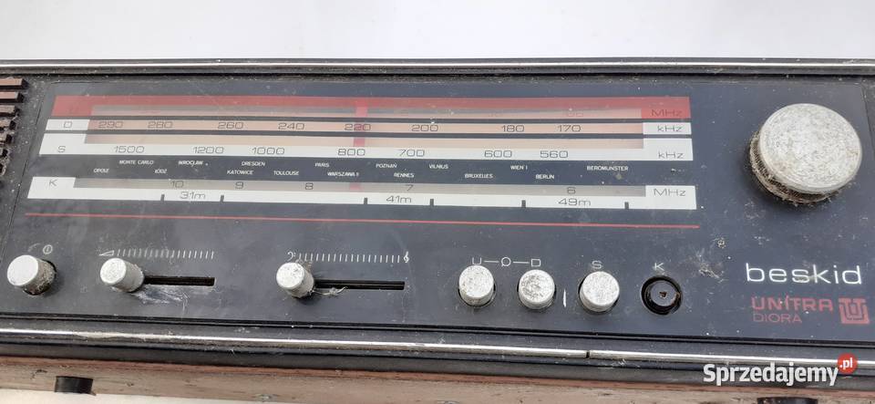 Unitra DioraBeskid amplituner radio tuner kujawsko-pomorskie Tuszkowo