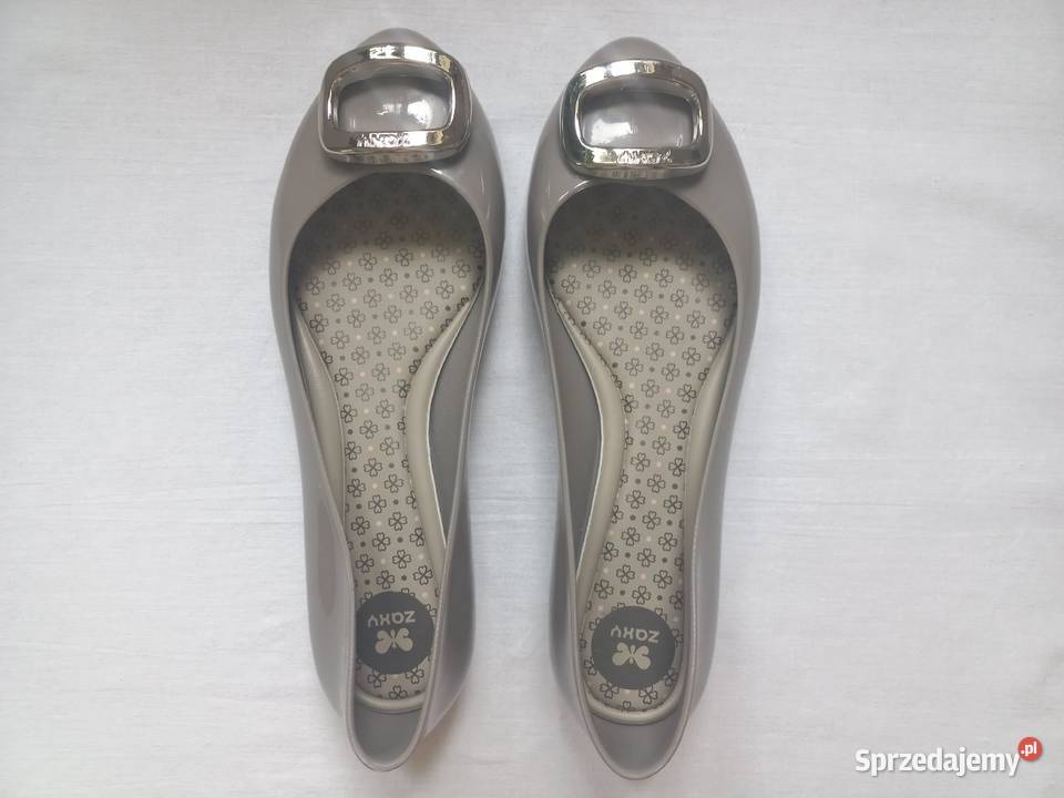 Baleriny szare Zaxy r 39395 Brazylia NOWE