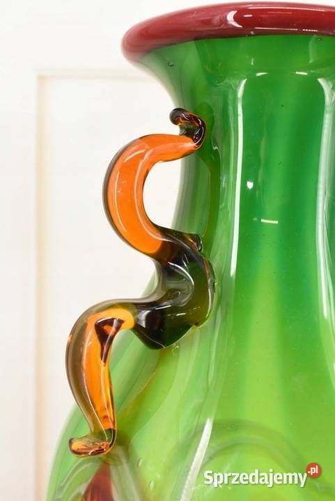 Szkło Murano Style Wazon Flakon Zielony Prezent małopolskie