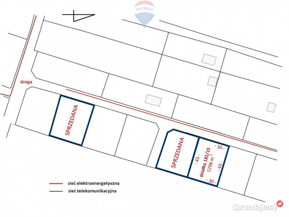 Działka budowlana w Bednarach 1298 m2 z MPZP mazowieckie