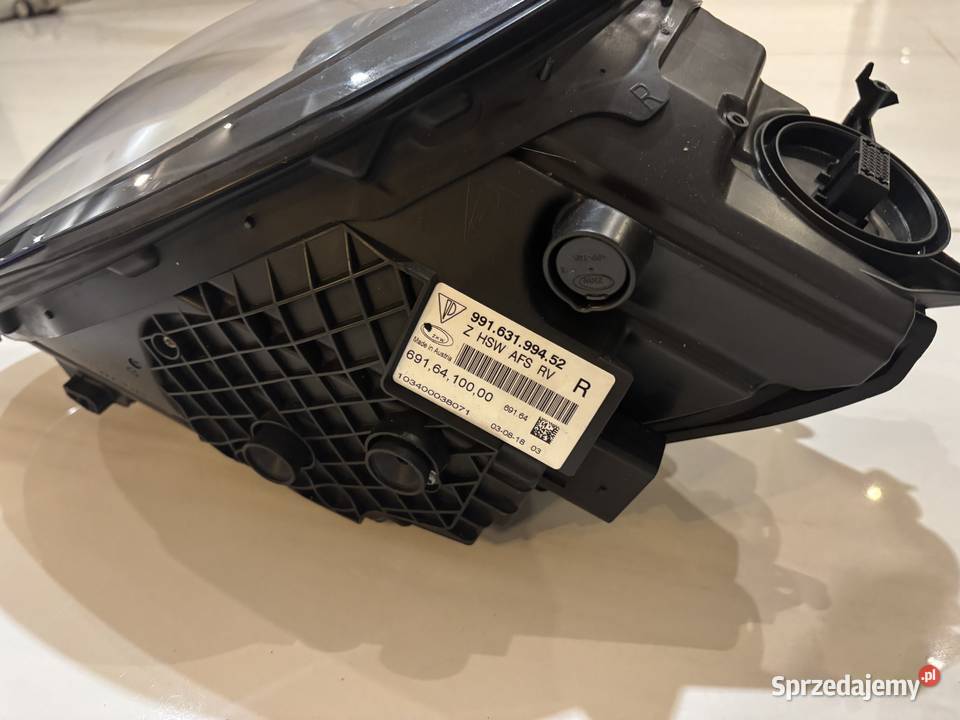 Reflektor bi xenon Porsche 911 991 S GTS 4S Strzelce Opolskie