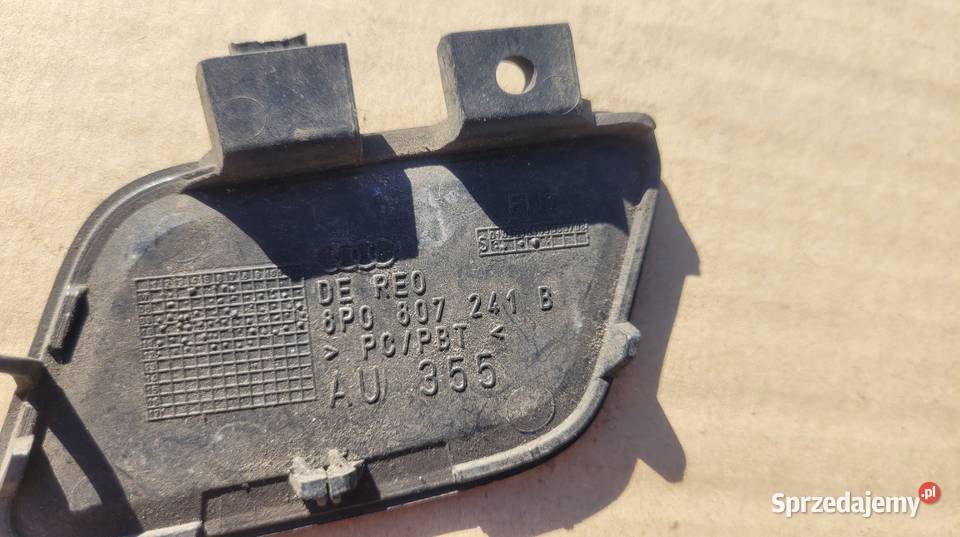 AUDI A3 8P LIFT 0812 ZAŚLEPKA HAKA ZDERZAKA Ruda Śląska