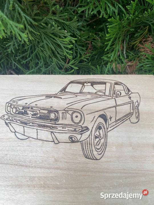 Ręcznie wypalane wzory w drewnie prezenty Książ Wielkopolski