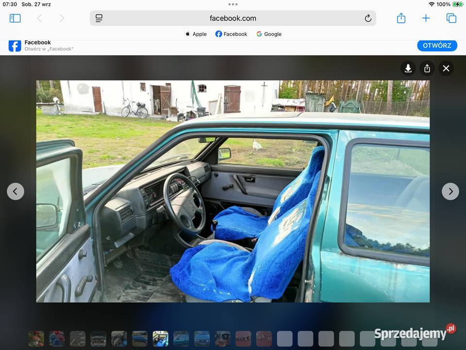 Volkswagen Golf 2 nieuszkodzony Chełmno