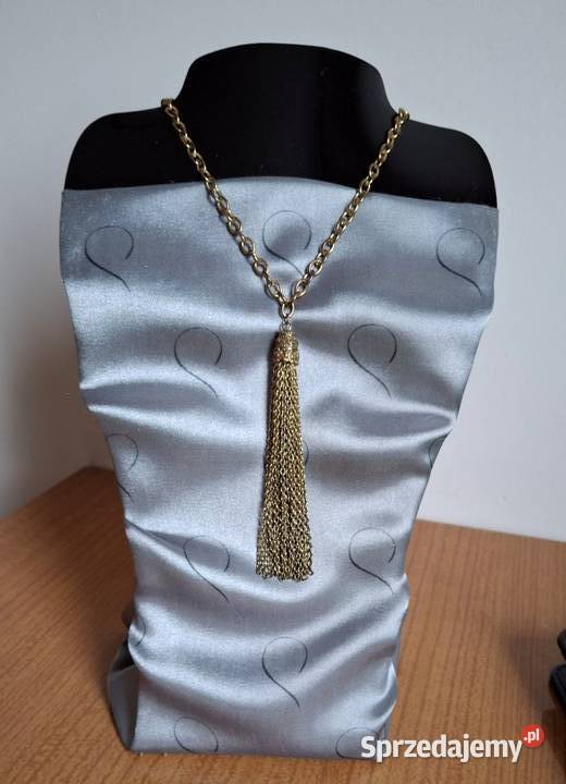 Zabytkowy sautoir z wisiorkiem lata 70 sprzedam