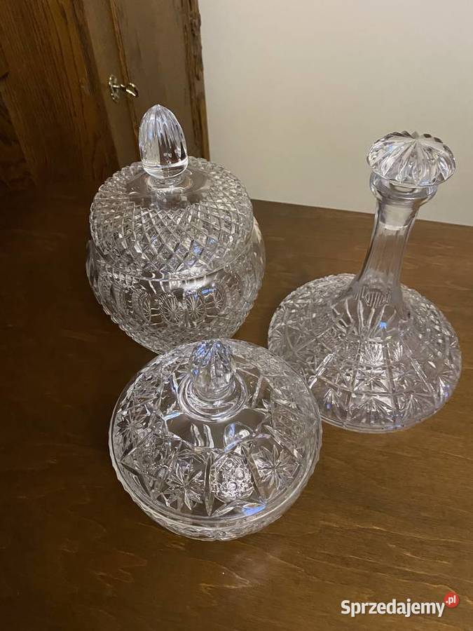 Kryształ z PRL Duża Bomboniera