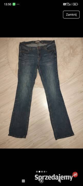 Spodnie dżinsowe damskie rozmiar 44 Spodnie Ropczyce sprzedam