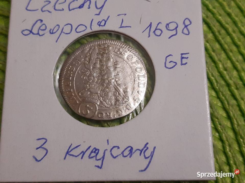moneta srebrna starych Czech z 1698r podlaskie Łomża sprzedam