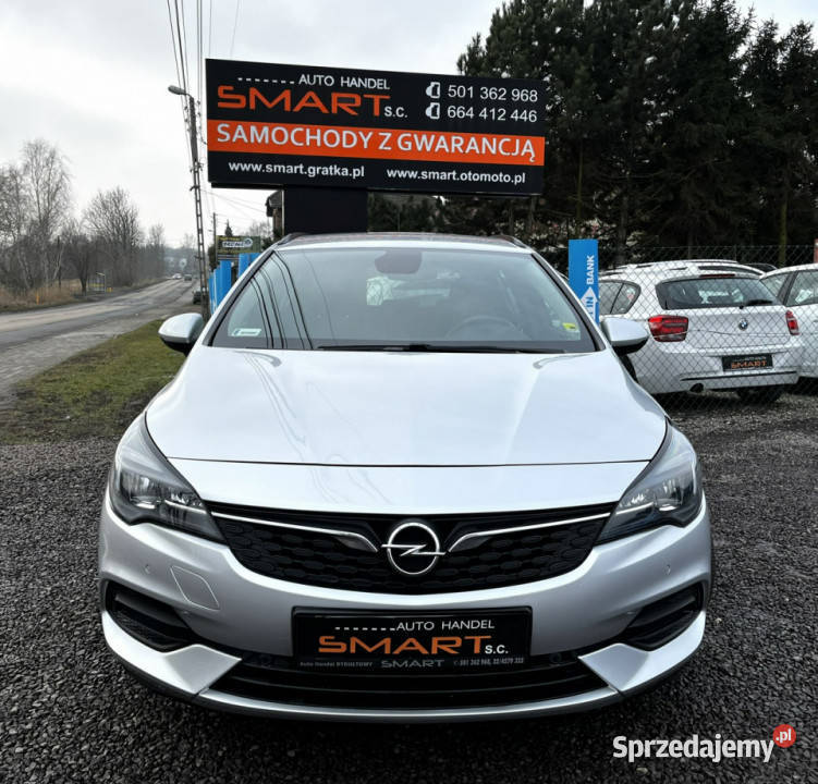 Opel Astra Android Auto Salon FV 23 1Rej 2021 światła przeciwmgielne Opel