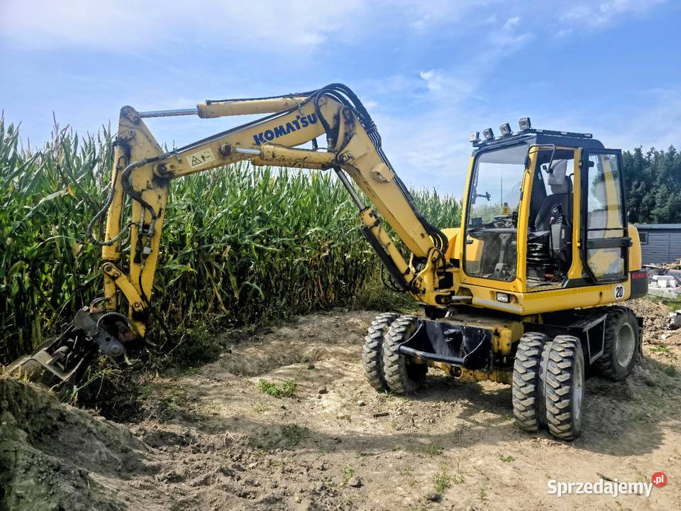 Koparka obrotowa Komatsu pw95r 2005r 8600h sprzedam