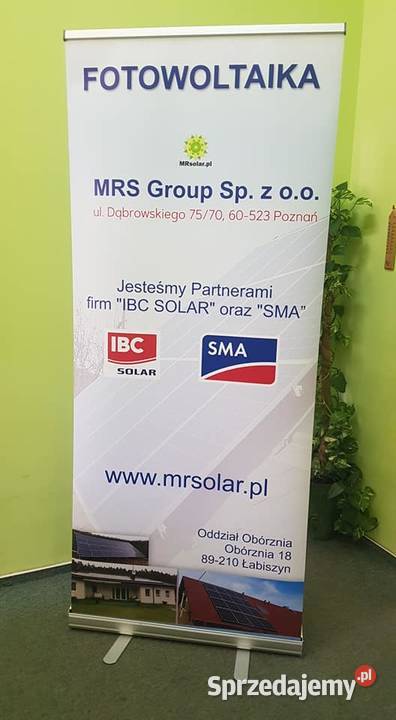 Rollup reklamowy zprojektem i dostawą Bydgoszcz