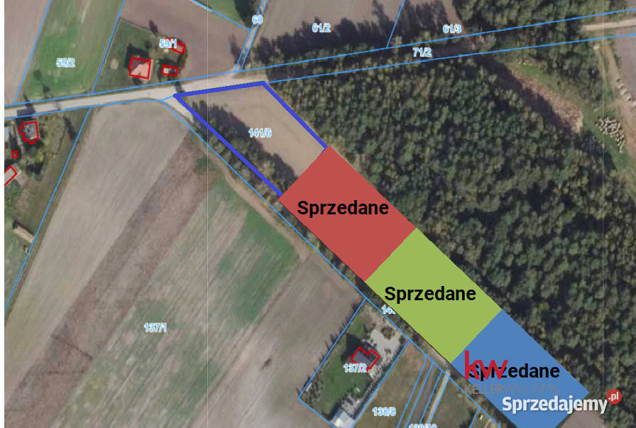 Działka 3245m2 Łosiniec Sprzedaż