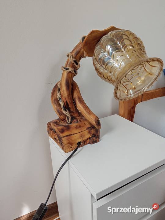 Lampka nocna drewniana Skarżysko-Kamienna