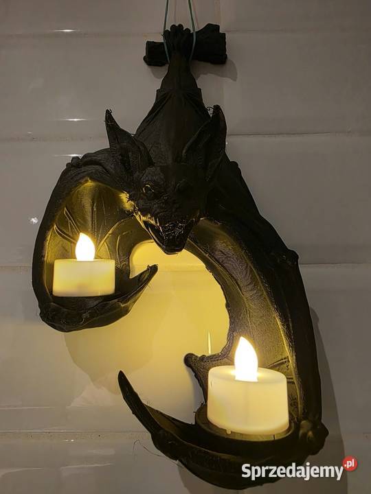 Wiszący Nietoperz Lampion Ghota Halloween Gorzuchowo